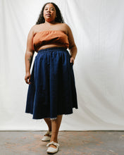 Midi Skirt in Denim