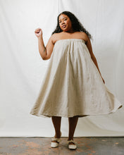 Maxi Skirt in Oat Milk Linen