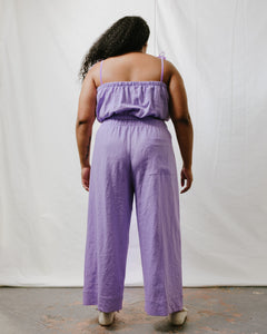 Mid Easy Pant in Lavender Linen (RTS)