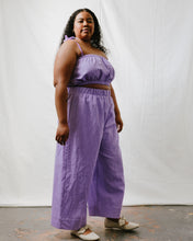 Mid Easy Pant in Lavender Linen (RTS)