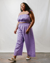 Mid Easy Pant in Lavender Linen (RTS)