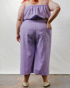 Mid Easy Pant in Lavender Linen