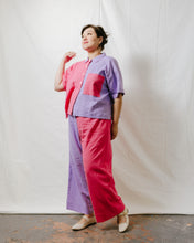 Easy Pant in Lavender + Carnation Linen