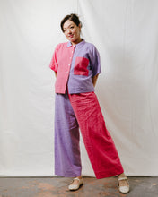 Easy Pant in Lavender + Carnation Linen (RTS)