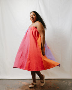 Maxi Skirt in Posy Linen