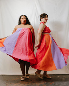 Maxi Skirt in Posy Linen