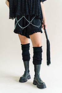 Black Linen Bloomers