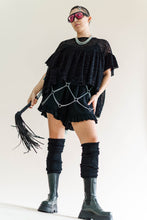 Zebra Mesh Mushroom Top