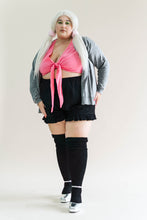 Bubblegum Linen Tied Top