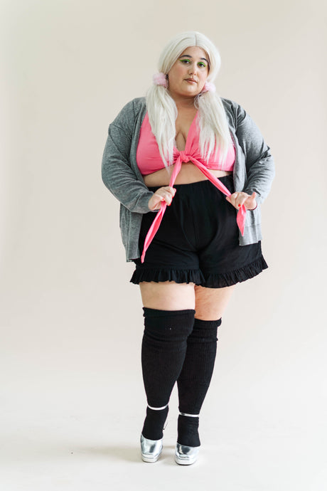 Bubblegum Linen Tied Top