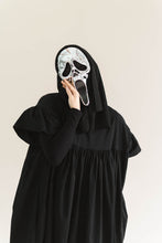 Black Cotton Mushroom Dress