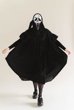Black Cotton Mushroom Dress