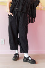 Barrel Pant in Black Twill (RTS)