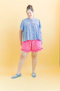 Bloomers in Bubblegum Cherry Cotton (RTS)