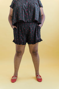 Bloomers in Black Cherry Cotton (RTS)