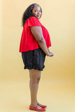 Bloomers in Black Cherry Cotton (RTS)