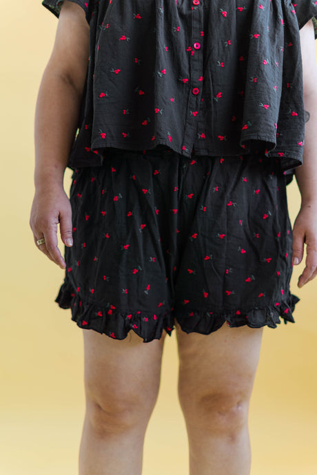 Bloomers in Black Cherry Cotton (RTS)