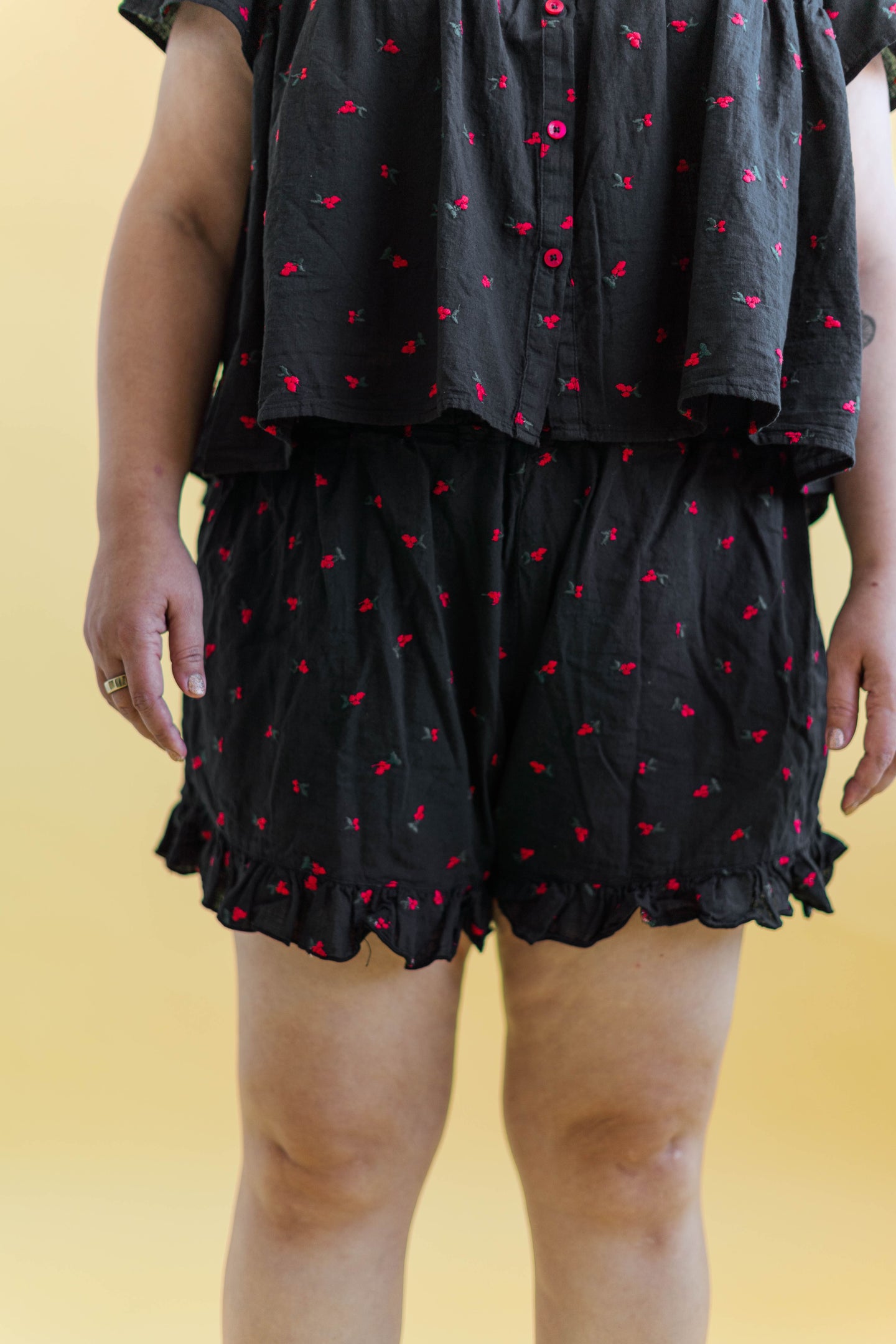 Bloomers in Black Cherry Cotton (RTS)
