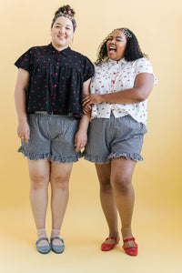 Bloomers in Black Gingham (RTS)