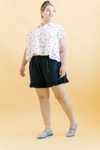 Bloomers in Black Linen (RTS)