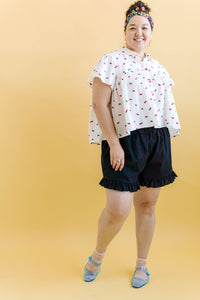 Bloomers in Black Linen (RTS)