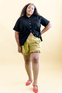 Bloomers in Chartreuse Linen (RTS)