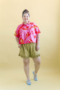 Bloomers in Chartreuse Linen (RTS)