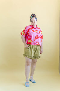 Bloomers in Chartreuse Linen (RTS)