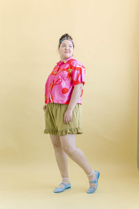 Bloomers in Chartreuse Linen (RTS)