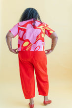Boxy Collared Top in Petal Pop (RTS)