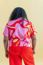 Boxy Collared Top in Petal Pop (RTS)