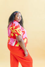 Boxy Collared Top in Petal Pop (RTS)
