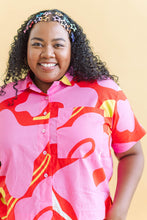 Boxy Collared Top in Petal Pop (RTS)