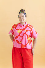 Boxy Collared Top in Petal Pop (RTS)