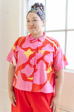 Boxy Collared Top in Petal Pop (RTS)