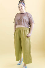Boxy Crop Top in Brown Sugar Mesh (RTS)