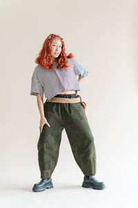 Barrel Pant in Overdyed Camo