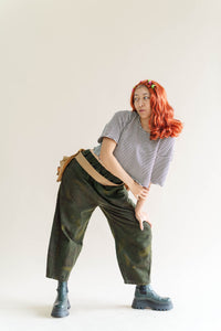 Barrel Pant in Overdyed Camo