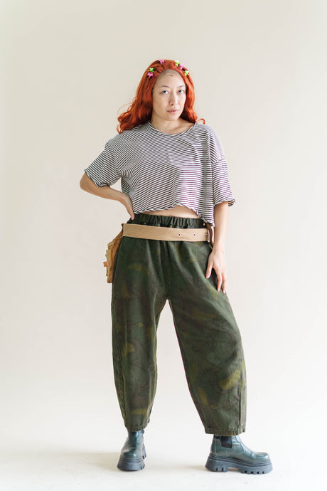 Barrel Pant in Overdyed Camo