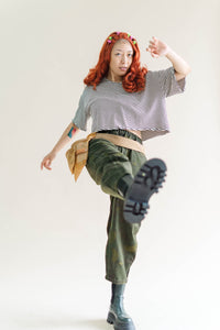 Barrel Pant in Overdyed Camo