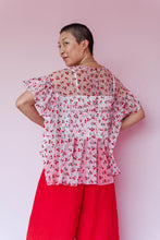 Mushroom Top in Cherry Mesh (RTS)