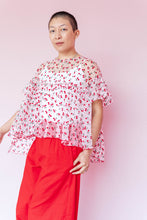 Mushroom Top in Cherry Mesh (RTS)