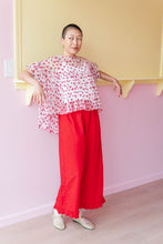 Mushroom Top in Cherry Mesh (RTS)
