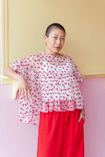 Mushroom Top in Cherry Mesh (RTS)