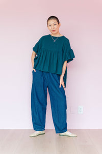 Barrel Pant in Denim (RTS)