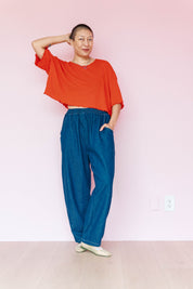 Barrel Pant in Denim (RTS)