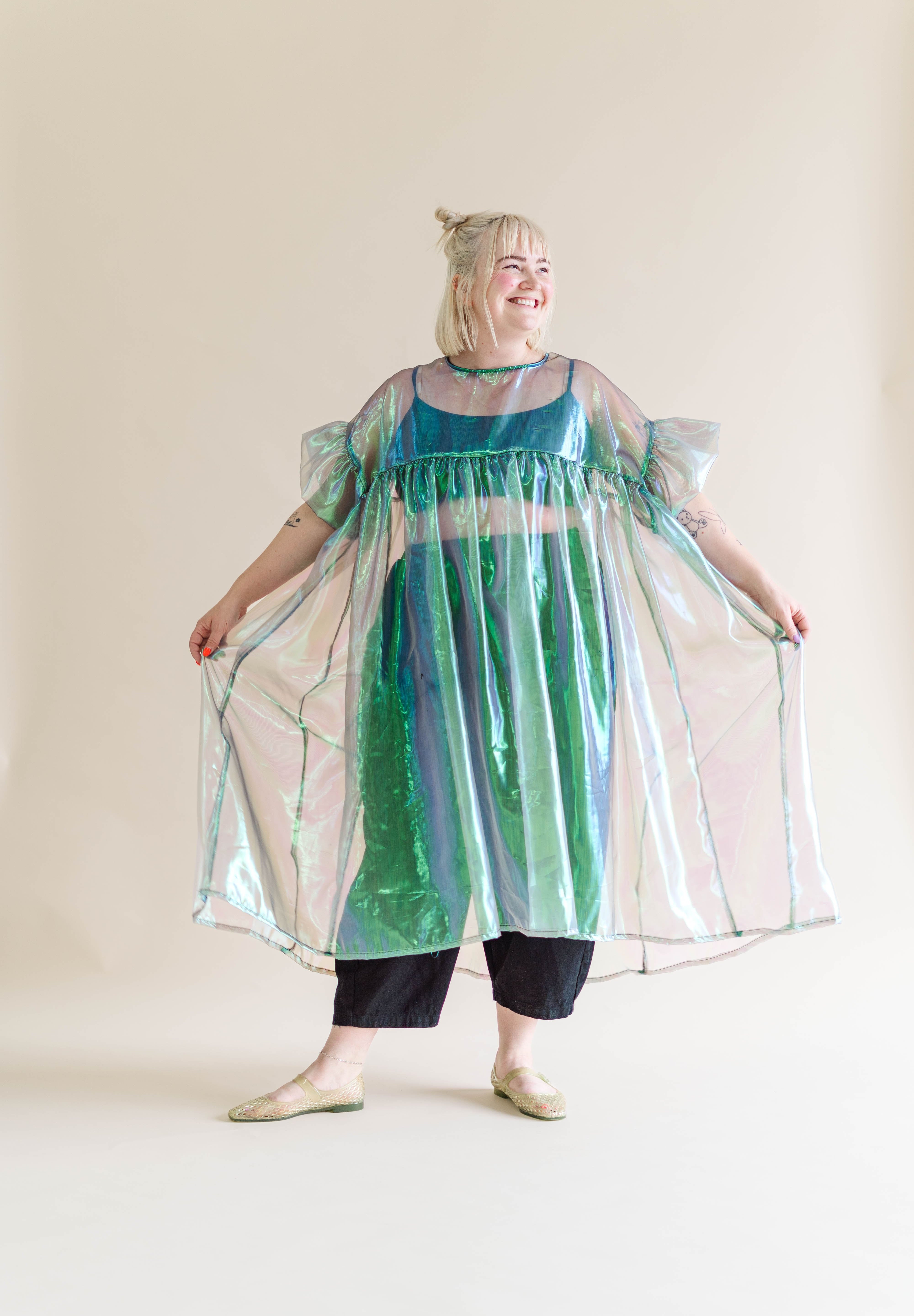 Electric Lettuce Mushroom Dress