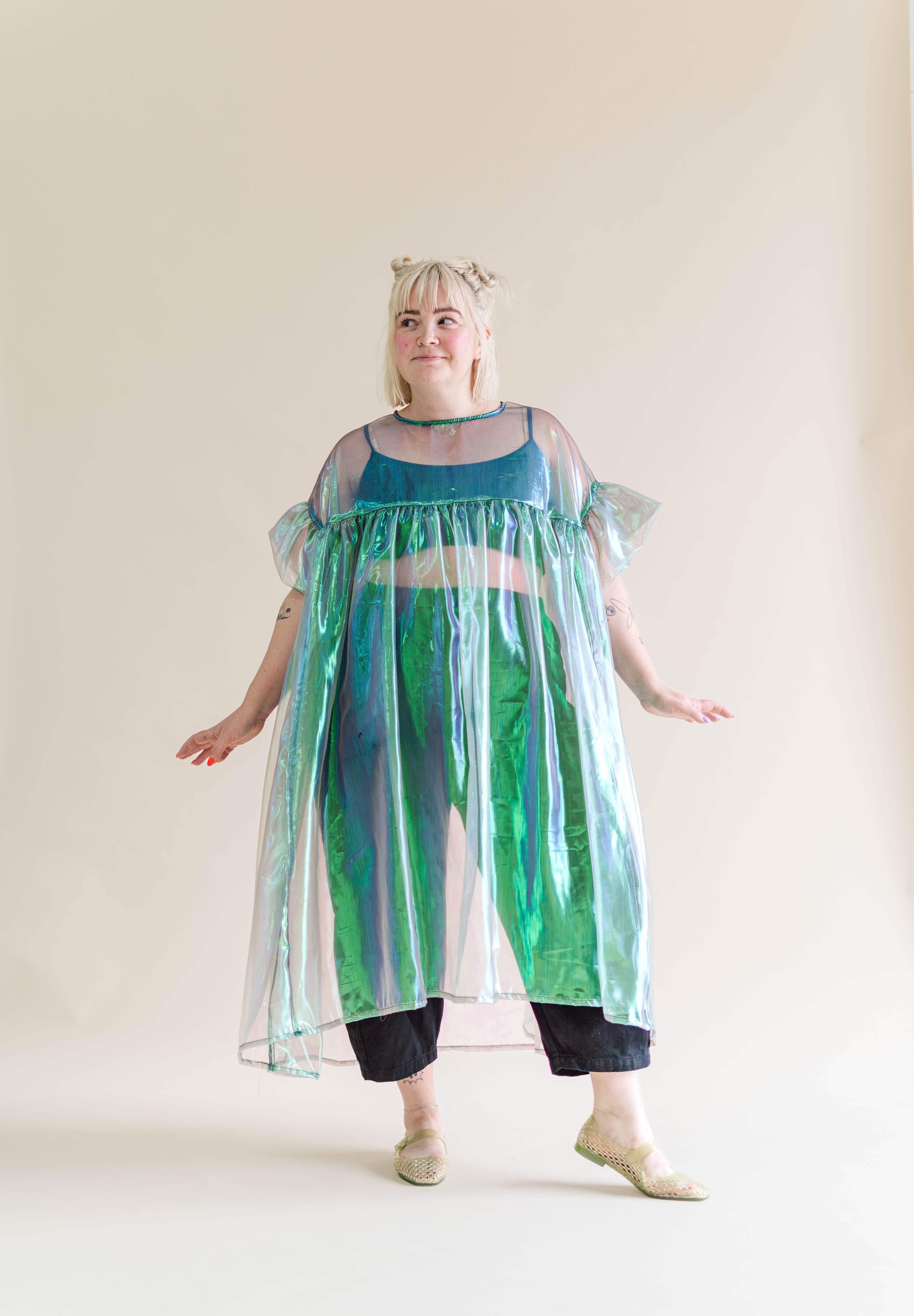 Electric Lettuce Mushroom Dress