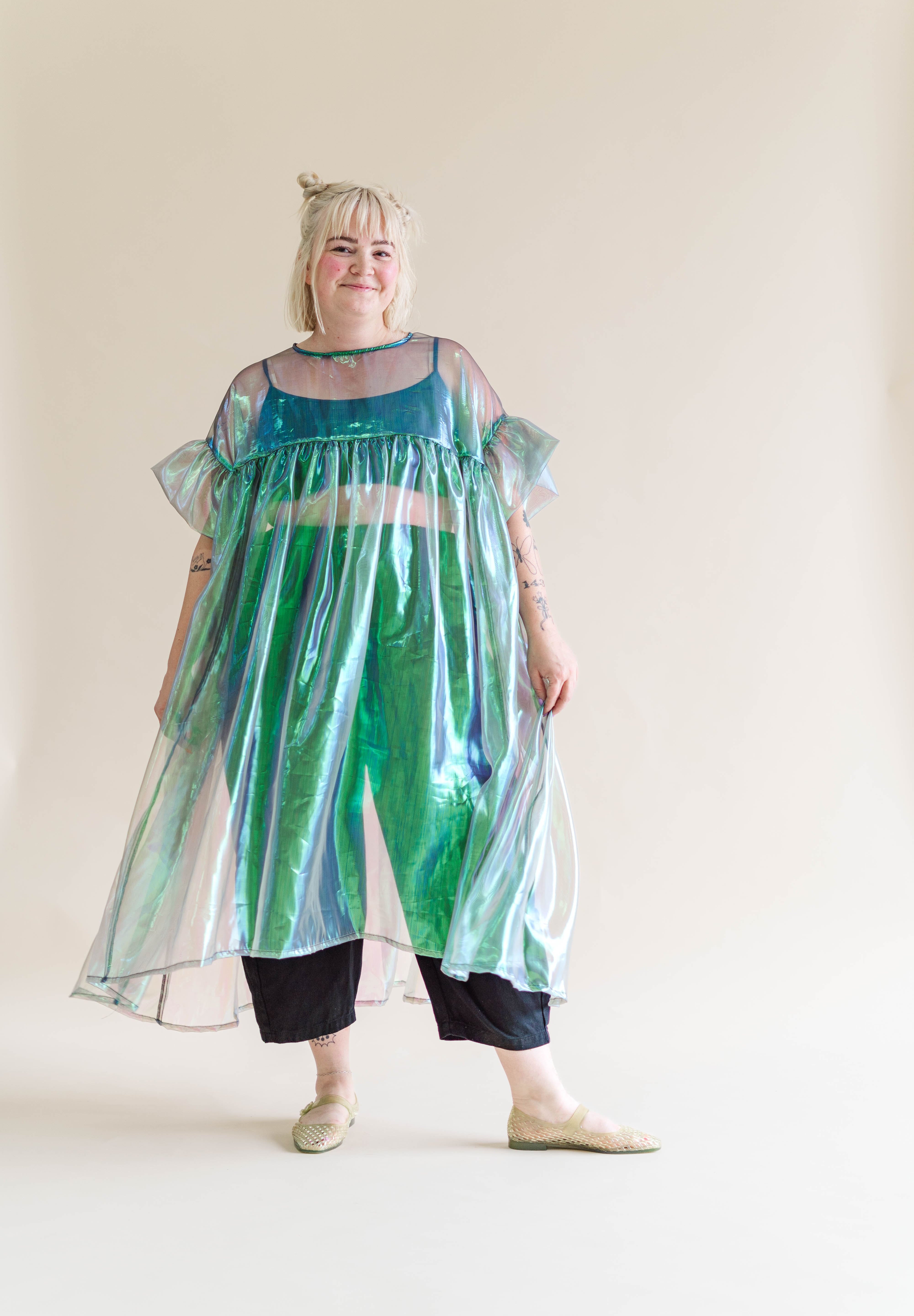 Electric Lettuce Mushroom Dress