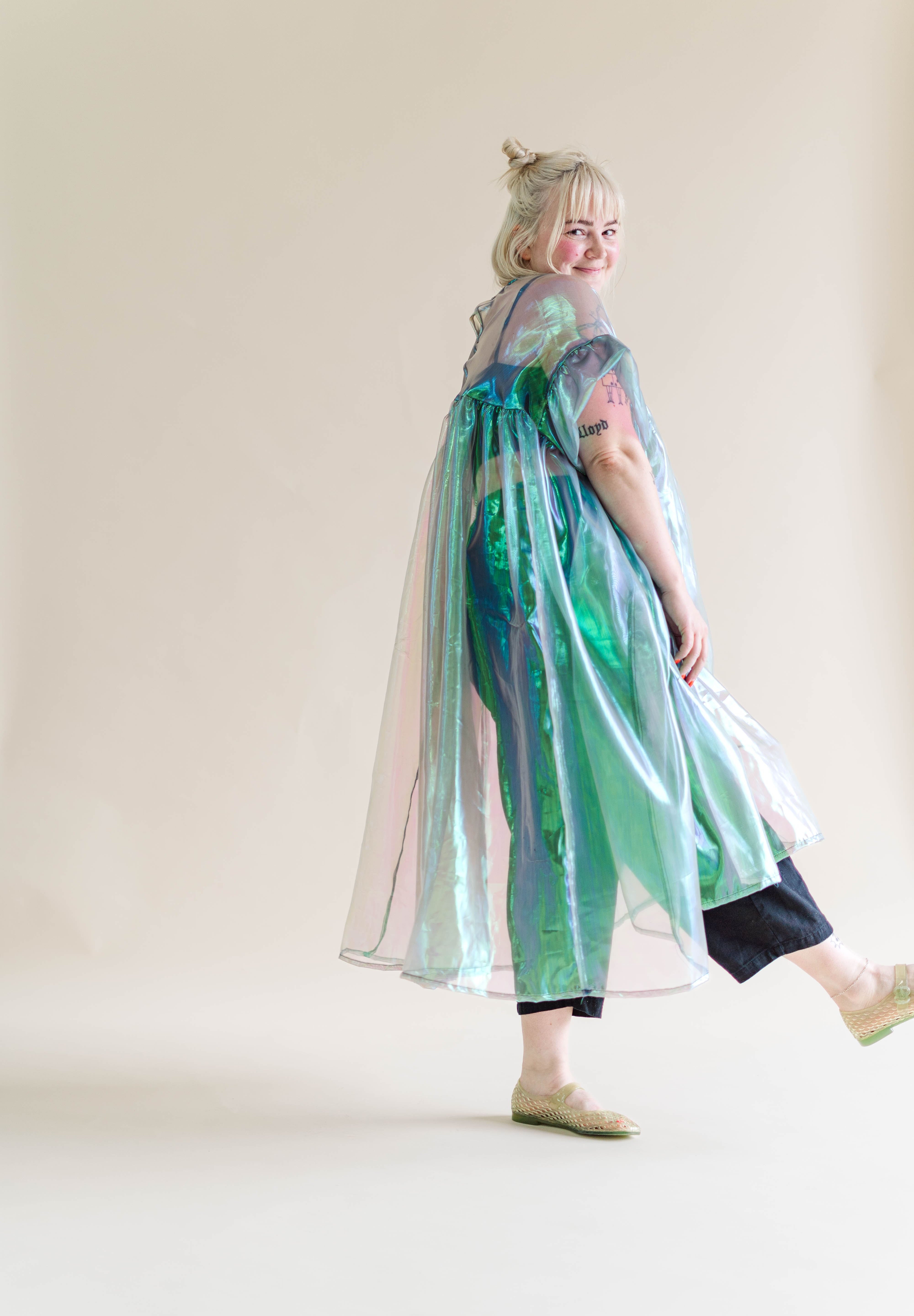 Electric Lettuce Mushroom Dress